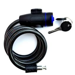 Trava de corrente de motocicleta resistente, 80cm, metal, antirroubo, trava de bicicleta com 2 chaves para maior segurança e reforço da bicicleta - Image 3