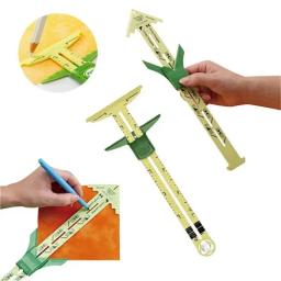 5-IN-1 Régua Patchwork Ferramentas De Costura Home Tailoring Kit Régua Tailor Corte Seam Allowance Medição Marcação Deslizante Guage - Image 1