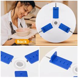 Ferramenta de grampo de roda de cerâmica máquina de cerâmica braçadeira e arte cerâmica ferramenta de reparo de cerâmica ensino turntable braçadeira para iniciantes de cerâmica - Image 4