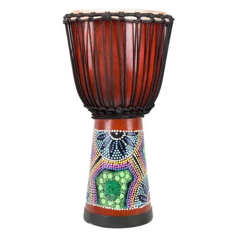 12 Polegada djembe tambor africano profissional tambor africano pele de cabra pandeiro djembe tambor africano percussão instrumento musical - Image 1