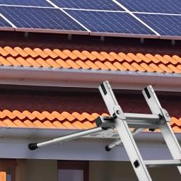 Escada ajustável do telhado com pés do Standoff, estabilizador de base, carga-rolamento forte, acessório antiderrapante - Image 3