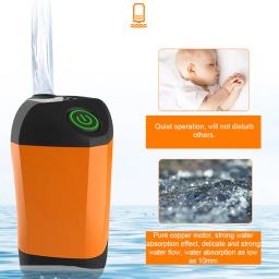 Chuveiro de acampamento ao ar livre portátil bomba chuveiro elétrico à prova dwaterproof água com display digital para acampamento caminhadas viagem pet rega - Image 3