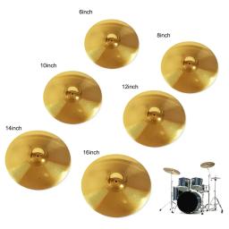 1pc jazz tambor 6 8 10 12 14 16 Polegada tambor pratos de bronze percussão respingo acidente hi-hat címbalo acessórios de percussão - Image 1