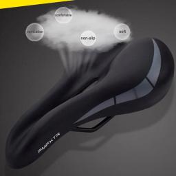 Assento de bicicleta confortável com amortecedor, Almofada do assento de bicicleta, Substituição de sela para MTB, Bicicletas dobráveis - Image 3