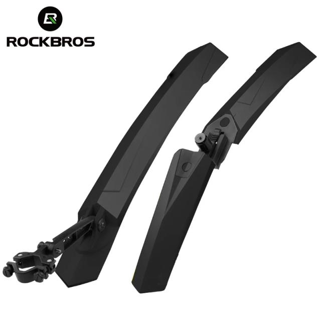Paralama Ajustável ROCKBROS para Bicicleta - Proteção Durável com Largura Variável para MTB e Ciclismo