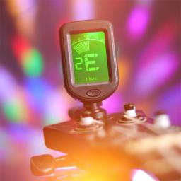 LCD Display Digital Clip-On Tone Tuner, Bateria 3V Botão, Modos de Ajuste Cromático para Guitarra, Baixo, Violino, Ukulele - Image 4