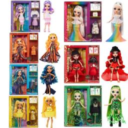 Personalização de design original moda vestir-se boneca arco-íris brinquedo alto para meninas - Image 1