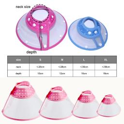 Cone do gato collar elizabetano gato de proteção recuperação colar ajustável cone para gatinho filhote de cachorro coelho cães pequenos após a cirurgia - Image 6