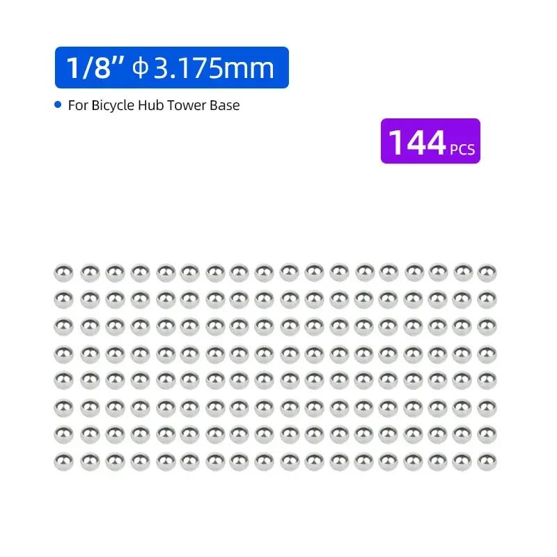 144/20 peças de diâmetro de rolamento de esferas solto de aço carbono para bicicleta. 1/4 1/8 3/8 3/16 5/16 5/32 polegadas 5mm 6mm para scooter de bicicleta infantil MTB - Image 1