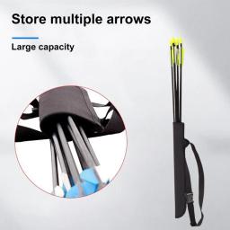 Tiro com arco seta aljava titular, mochila ajustável, saco da cintura, aljava traseira, caça alvo prática, prática acessórios, pano Oxford - Image 3
