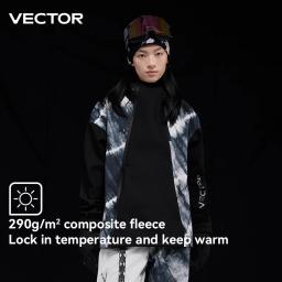 VECTOR Homens e Mulheres Splicing Esqui Top À Prova D 'Água À Prova de Vento Quente Durável Interior e Ao Ar Livre Jaqueta de Snowboard - Image 5