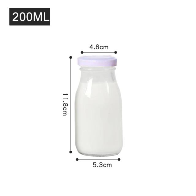 Garrafa de vidro hermética ideal para cerveja caseira, shakes e sucos frescos