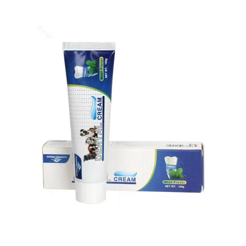 Kit escova de dentes e creme dental para Pet, cão e gato, Dente Oral Cleaner, Kitten Puppy Gel, Pet Grooming Supplies - Image 1