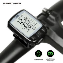 Soding computador de bicicleta sem fio e com fio mtb ciclismo odômetro à prova dwaterproof água velocímetro cronômetro led taxa digital novo - Image 1