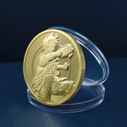 One Piece Moeda Comemorativa Anime, Moedas De Ouro, Lembrança De Roronoa Zoro, Coleção De Arte, Presentes De Metal - Image 5