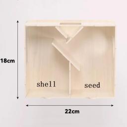 Caixa De Montagem De Madeira Para Limpeza De Grãos, Air Husker, Ventilador De Peneira De Alimentação De Pássaro Com Filtro, DIY - Image 3