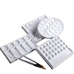 Paleta de cores cerâmica de imitação, Caixa de pigmento, Resistente a queda e fácil de lavar arte, Pintura a óleo aquarela, Pintura acrílica - Image 6