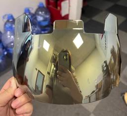 Capacete de futebol americano viseira arco-íris com clipes - Image 6