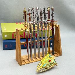 Baldur's Gate 3 Arma de Espada de Metal Modelo Réplica de Jogo Periférico Coleção de Ornamentos para Casa 1:6 Acessórios de Equipamento de Bonecas Conjunto de Brinquedo para Meninos Réplicas de miniaturas - Image 6