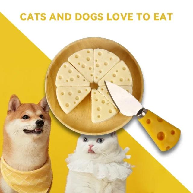 Deliciosos Snacks de Queijo Liofilizado para Gatos com Cálcio e Probióticos para a Saúde Intestinal e Digestão