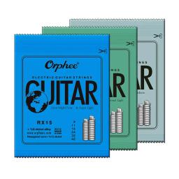 6 Pcs Cordas De Guitarra RX15/RX17/RX19 Cordas De Guitarra Elétrica Super Leve Acessórios De Guitarra - Image 1