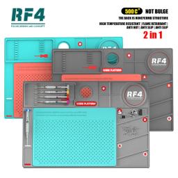 Universal Calor Resistente Microscópio Mat Manutenção, Phone Repair Platform, Solda Silicone Mat, Multifuncional, RF4, RF-PO2 - Image 2