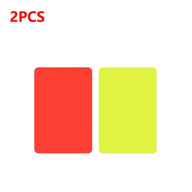 Conjunto de Cartões para Árbitros de Futebol - Vermelho e Amarelo, Ferramenta de Aviso e Ejeção, Tamanho 8x11cm, Disponível em Pacotes de 2 a 30 Peças