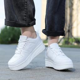 Sapatos de skate para crianças, calçados esportivos casuais, tênis de 4 rodas, botas para meninos e meninas, presente para crianças, moda outono - Image 4