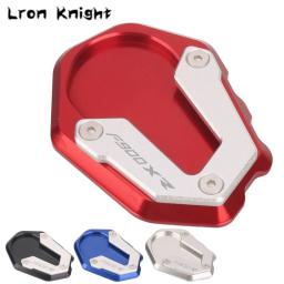 Para bmw f900r f900xr f900 r xr f 900r 900xr 2020 2021 2022 2023 motocicleta cnc kickstand suporte lateral extensão ampliador almofada - Image 1
