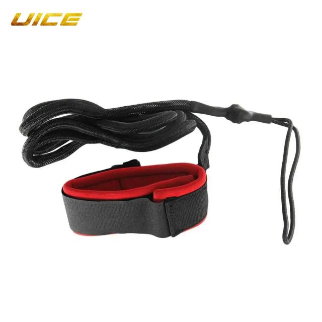 Prancha de PVC com Corda Coiled Leash Ajustável para Surf e Stand Up Paddle - Tornozelo e Pé - Ideal para SUP