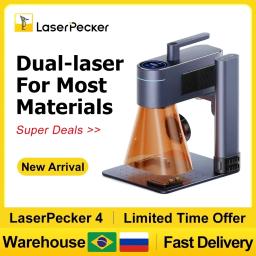 Máquina de gravação a laser LASERPECKER 4 LP4 para todos os materiais Gravador a laser de luz dupla portátil para escultura em metal, madeira e plástico - Image 1