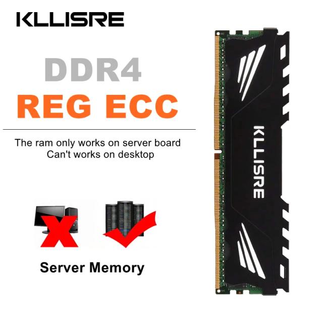 Memória RAM Servidor ECC REG DDR4 8GB 16GB 32GB 64GB 2400MHz 2133MHz PC4-2400T