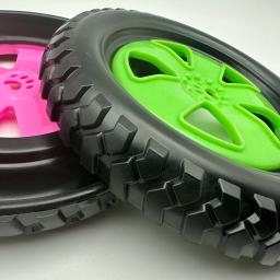 Brinquedo de borracha para cães com pneu frisbee ao ar livre alivia o tédio, é resistente à mordida, limpa, moeda os dentes e é um brinquedo companheiro - Image 4