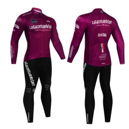 2023 equipe tour de italia jiro conjunto camisa de ciclismo dos homens roupas terno manga longa mtb bicicleta estrada calças bib ropa ciclismo - Image 3