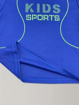 Conjunto de roupas para bebê menino e menina, camiseta respirável com carta impressa, top e shorts, fatos de treino para crianças, 2 partes - Image 3