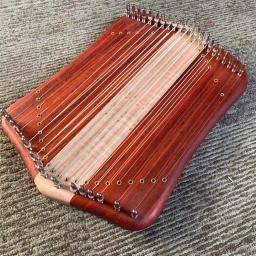 Mini Cordas Harpa Lira Estatueta, Instrumento Musical Raro Especial, Escala Cromática Portátil, Crianças Iniciantes Acessórios - Image 2
