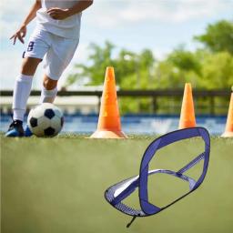 Objetivo pop-up dobrável do futebol para crianças, rede do futebol, uso interno ou exterior, porta portátil do futebol com Hangbag - Image 2