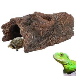 Resin Hide Cave for Reptile, Simulação Tree Bark, Anfíbios, Paisagem para Escorpião, Lagarto - Image 6
