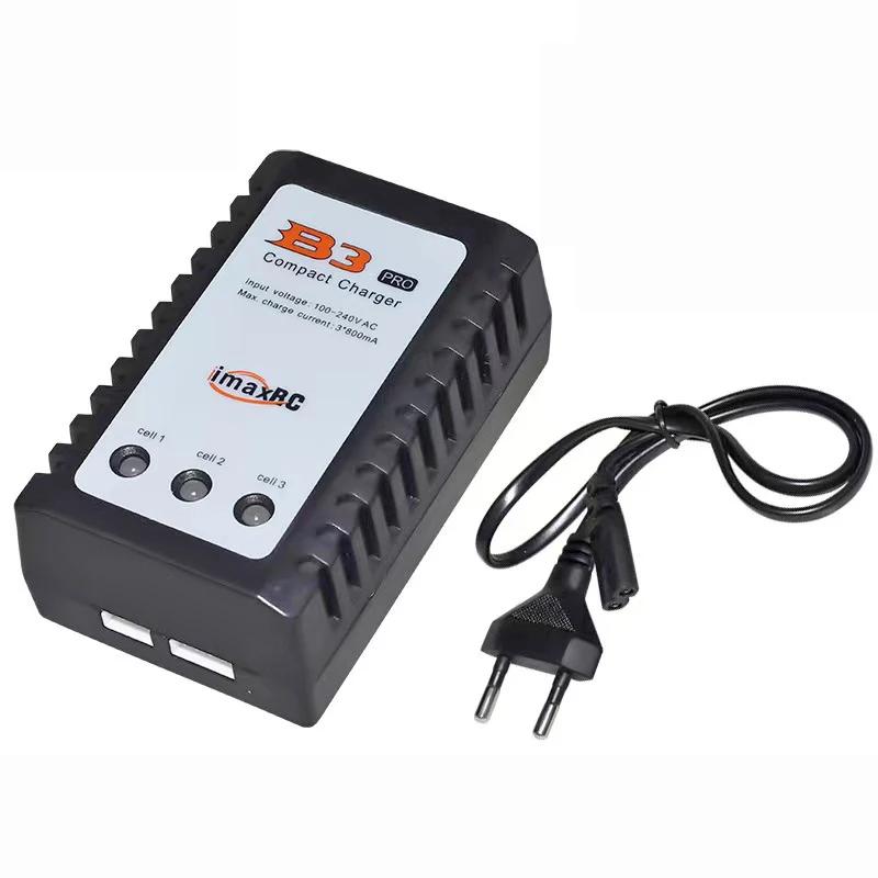 Max b3 pro balanceador carregador ue/eua plug 10w 2s 3s lipo bateria 7.4v 11.1v 10w fonte de adaptador de alimentação compacto para carro modelo rc - Image 1