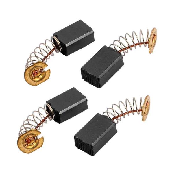 Escovas elétricas de carvão para motores de percussão - 12x9x6mm, pacote com 2 pares