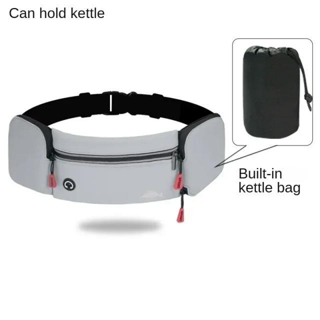 Cinto de Corrida Impermeável e Mochila Multifuncional com Bolsa para Telefone - Kit Ideal para Maratonas ao Ar Livre para Homens e Mulheres