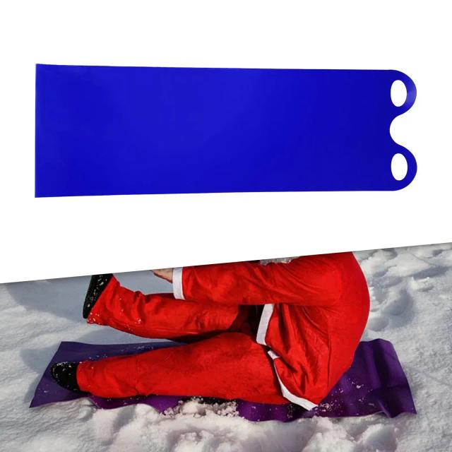Snowboard Flexível Roll-Up Trenó de Neve com Alças para Adultos e Crianças