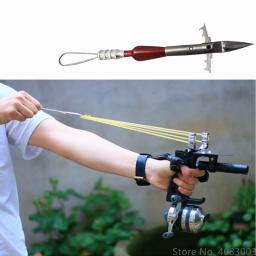 Slingshot Tiro Peixe Arrows, Caça Dardos, Aço Inoxidável Arrowhead, Tiro com Arco Barb Thorn Acessórios, Catapult Composto Bow Tool - Image 1