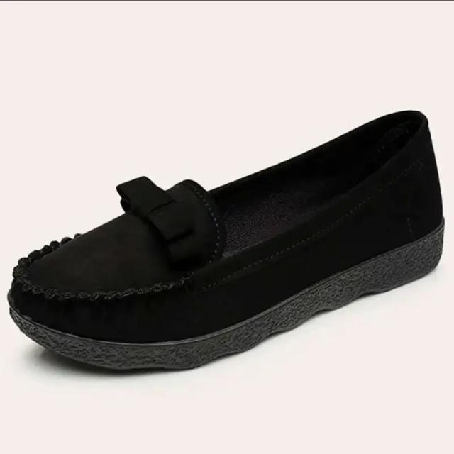 Novo pequim sapatos femininos de fundo plano sola macia sapatos de trabalho preto hotel sapato capa dança mãe sapatos dedo do pé redondo casual lazer footw