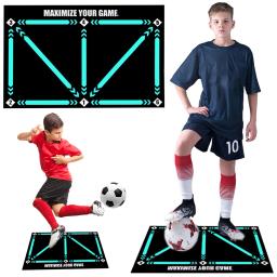 Tapete de treinamento de futebol antiderrapante dobrável, Dribble Training Mat, Floor Playing Acessórios para crianças e adultos - Image 2