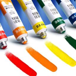 Conjunto de pintura aquarela de 12/24/36 cores, kit de pigmento guache da academia de arte, 5ml/tubo, pigmento aquarela para estudantes artísticos iniciantes - Image 4