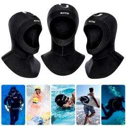 2023 3mm neoprene preto capa de mergulho quente trecho natação boné adulto wetsuit capacete para nadador mergulho kayak bodyboard surf - Image 2