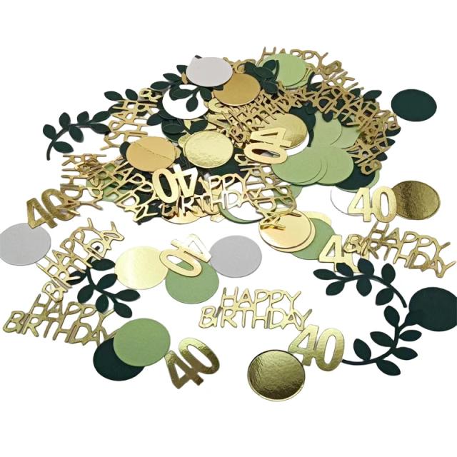 Confete de Aniversário com Lantejoulas para Decoração de Festas - Ideal para Todas as Idades e Ocasiões