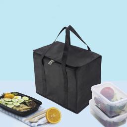Mochila térmica isolada minimalista, dobrável, portátil, comida e bebida, piquenique, camping, impermeável - Image 2