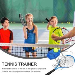 Tênis Treinador Rebound Bola com Cordas, Ténis Prática, Rebounder Equipamento, Exercitador, Badminton Solo - Image 2